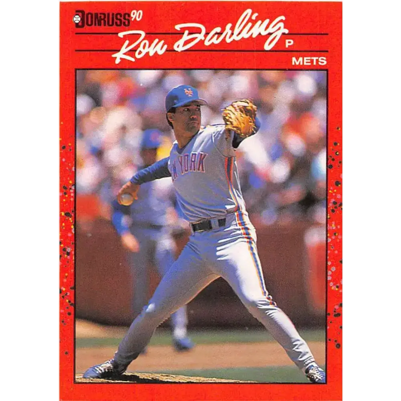 1990 Donruss #289 Ron Darling VG-EX New York Mets Baseball Card - Baseball Card Single