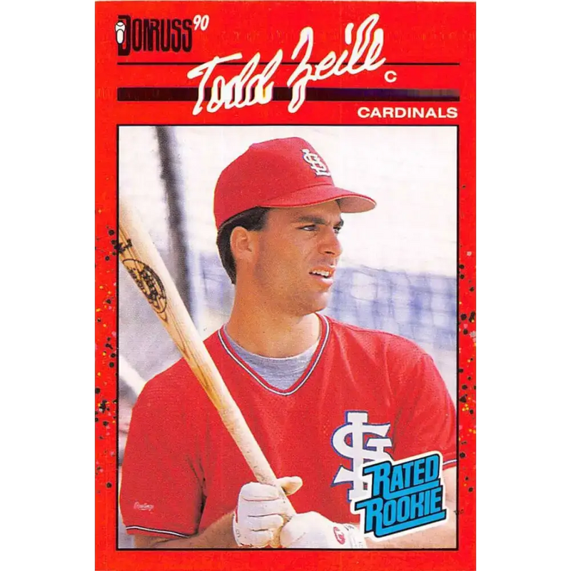 1990 Donruss #29 Todd Zeile VG-EX St. Louis Cardinals Baseball Card - Baseball Card Single