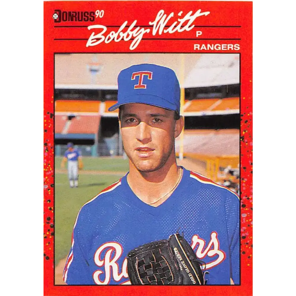 1990 Donruss #292 Bobby Witt VG-EX Texas Rangers Baseball Card - Baseball Card Single