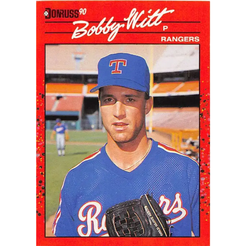 1990 Donruss #292 Bobby Witt VG-EX Texas Rangers Baseball Card - Baseball Card Single