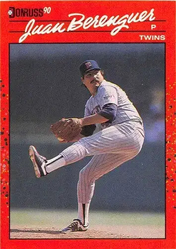 1990 Donruss #301 Juan Berenguer NM-MT Twins - Baseball Card Single