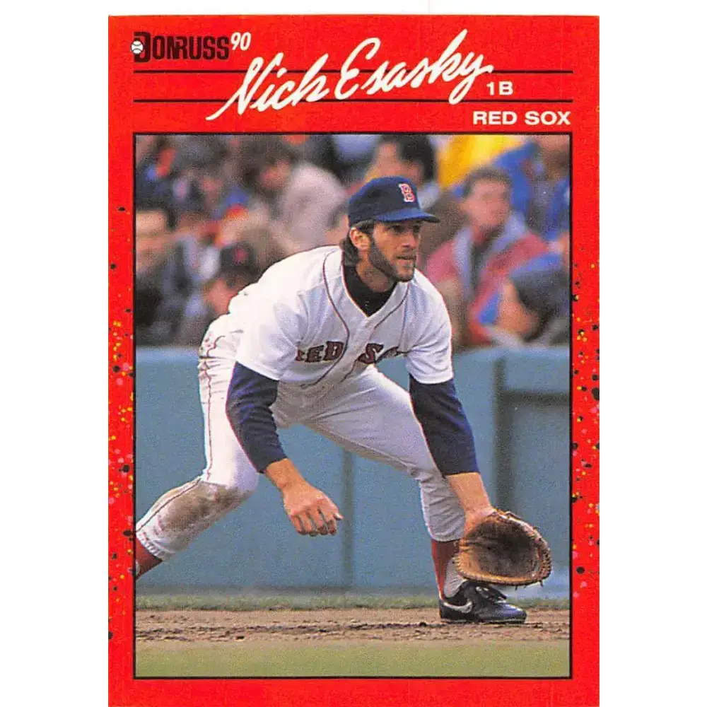 1990 Donruss #303 Nick Esasky VG-EX Boston Red Sox Baseball Card - Baseball Card Single