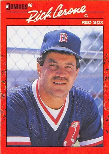 1990 Donruss #305 Rick Cerone NM-MT Red Sox ID:4989 - Baseball Card Single