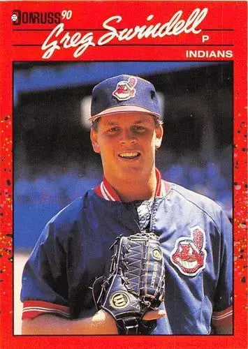 1990 Donruss #310 Greg Swindell NM-MT Indians - Baseball Card Single