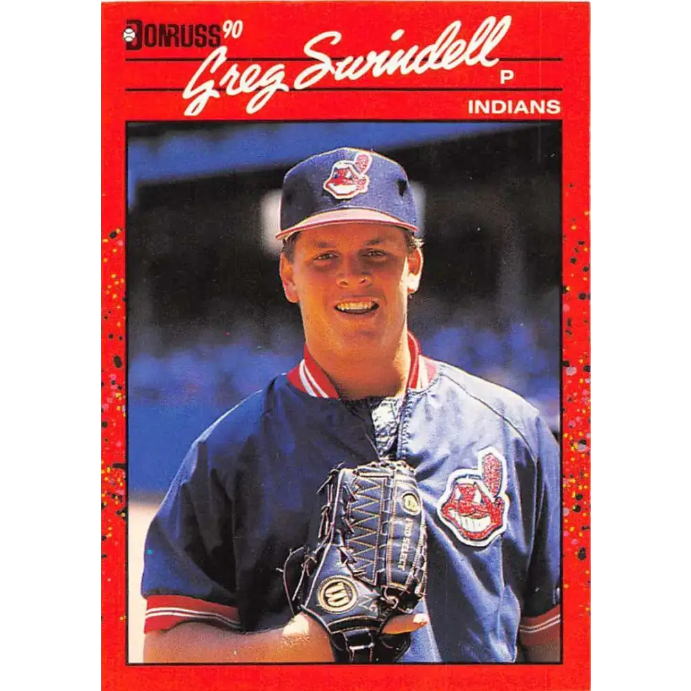 1990 Donruss #310 Greg Swindell VG-EX Cleveland Indians Baseball Card - Baseball Card Single