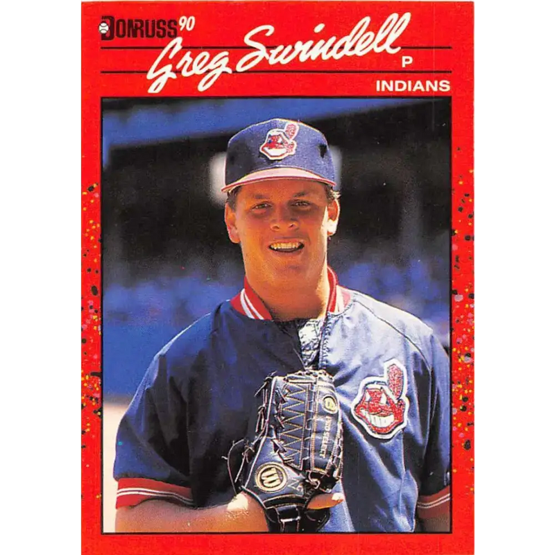 1990 Donruss #310 Greg Swindell VG-EX Cleveland Indians Baseball Card - Baseball Card Single