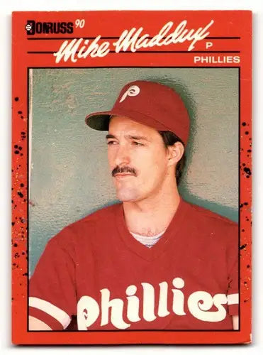 1990 Donruss #312 Mike Maddux Philadelphia Phillies Baseball Cards E ID:56230 - Baseball Card Single