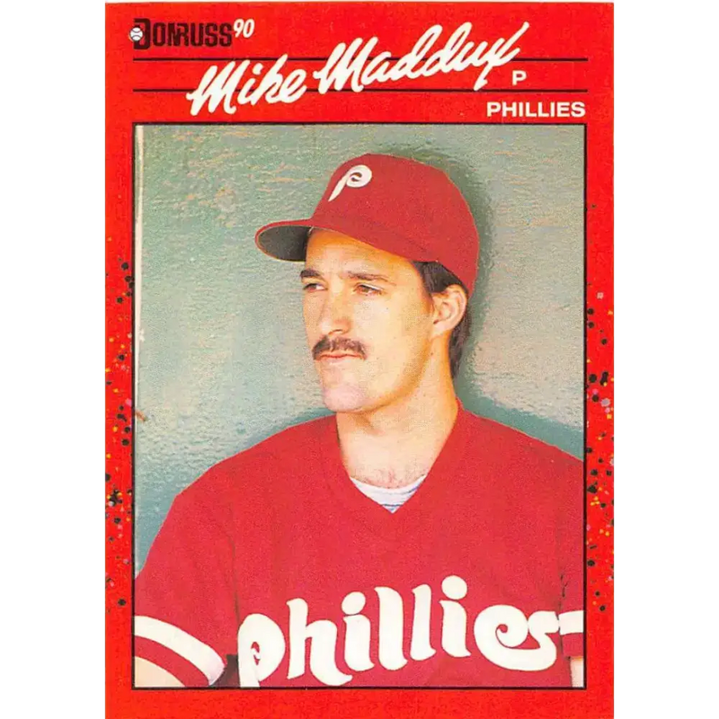 1990 Donruss #312 Mike Maddux VG-EX Philadelphia Phillies Baseball Card - Baseball Card Single
