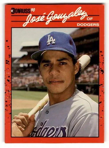 1990 Donruss #314 Jose Gonzalez Los Angeles Dodgers Baseball Cards E ID:54688 - Baseball Card Single