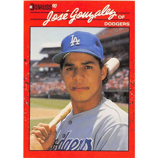 1990 Donruss #314 Jose Gonzalez VG-EX Los Angeles Dodgers Baseball Card - Baseball Card Single