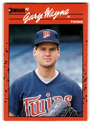 Gary Wayne baseball card with original gloss from the 1990 Donruss Twins NM-MT