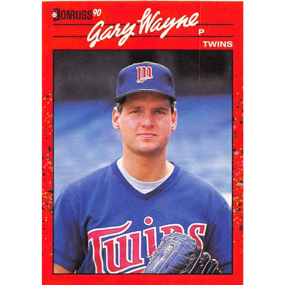 1990 Donruss #318 Gary Wayne VG-EX Minnesota Twins Baseball Card - Baseball Card Single