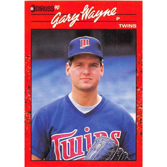 1990 Donruss #318 Gary Wayne VG-EX Minnesota Twins Baseball Card - Baseball Card Single
