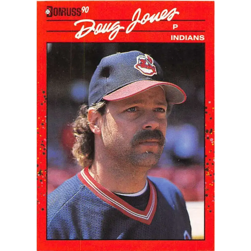 1990 Donruss #320 Doug Jones VG-EX Cleveland Indians Baseball Card - Baseball Card Single
