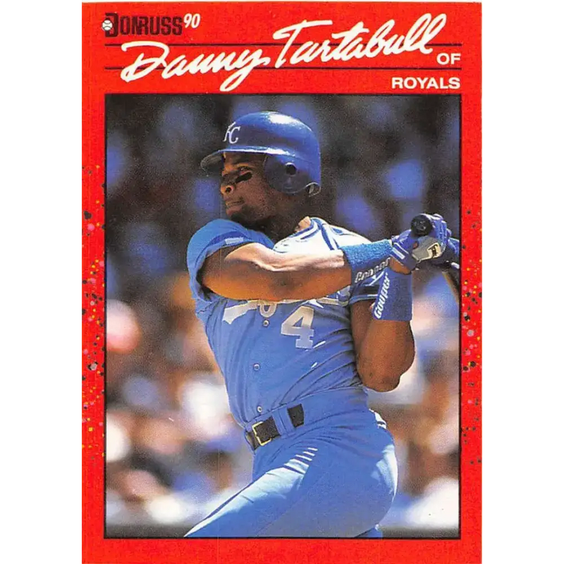 1990 Donruss #322 Danny Tartabull VG-EX Kansas City Royals Baseball Card - Baseball Card Single