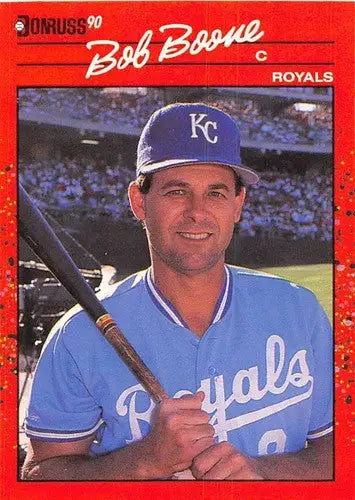 1990 Donruss #326 Bob Boone NM Near Mint Royals - Baseball Card Single
