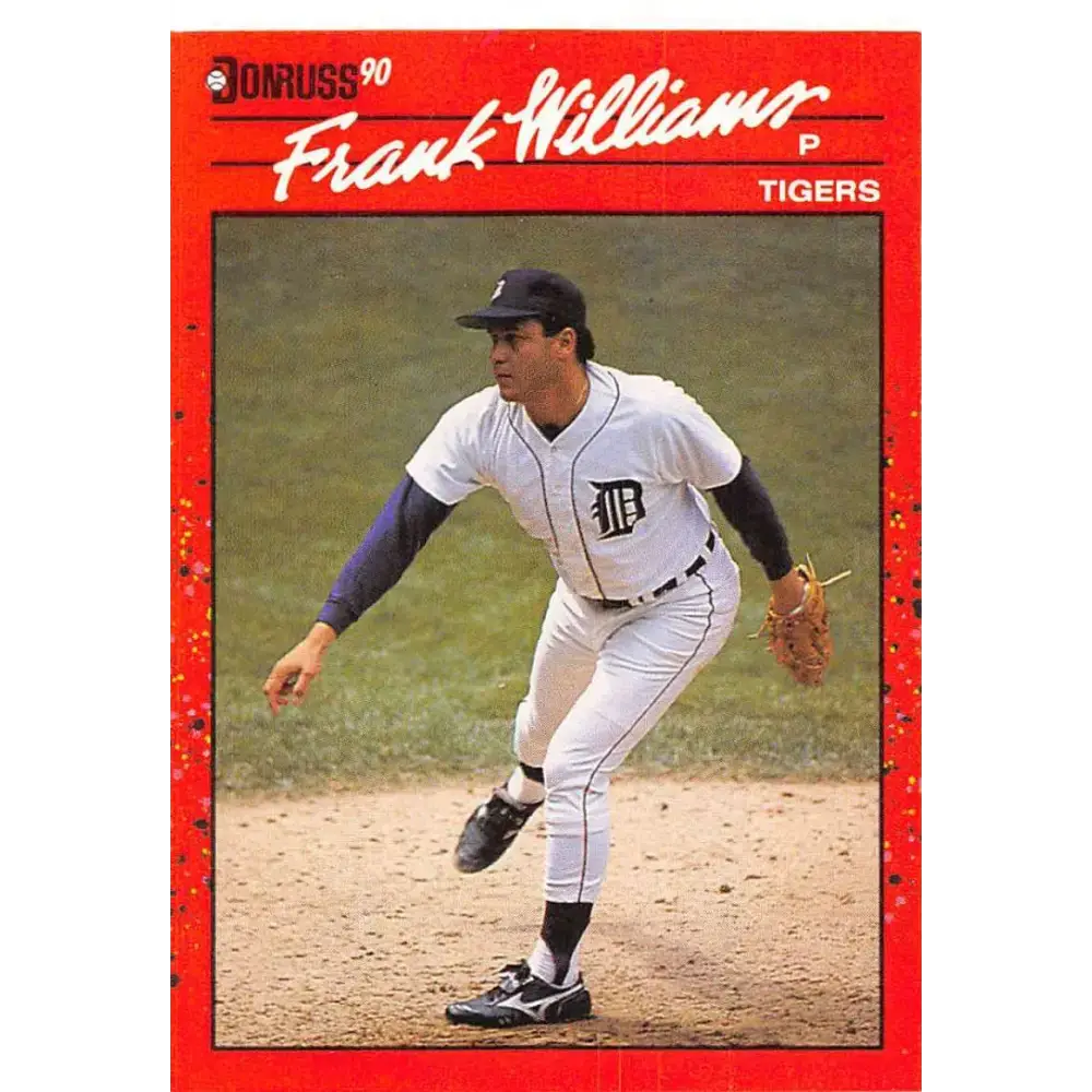 1990 Donruss #327 Frank Williams VG-EX Detroit Tigers Baseball Card - Baseball Card Single