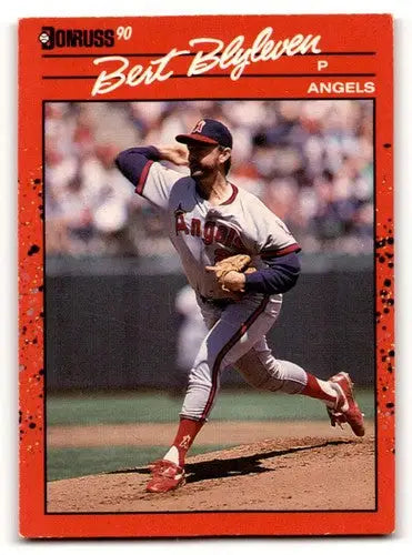 1990 Donruss #331 Bert Blyleven California Angels Baseball Cards EX/ ID:57642 - Baseball Card Single