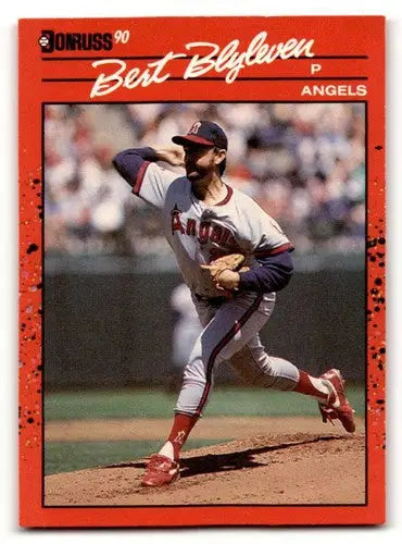 1990 Donruss #331 Bert Blyleven California Angels Baseball Cards EX/ ID:57564 - Baseball Card Single