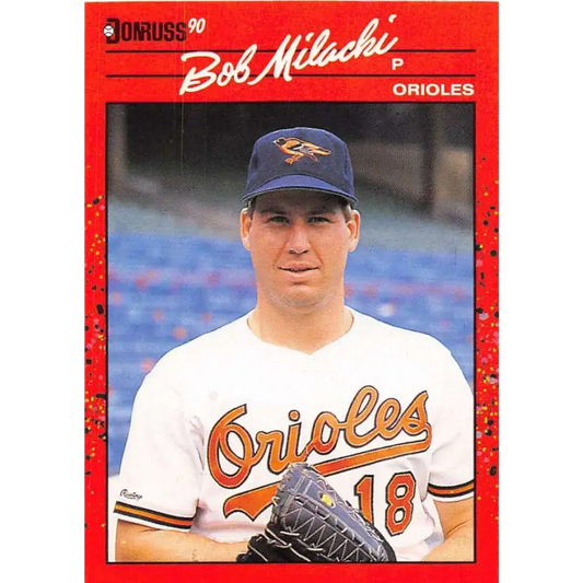 1990 Donruss #333 Bob Milacki VG-EX Baltimore Orioles Baseball Card - Baseball Card Single