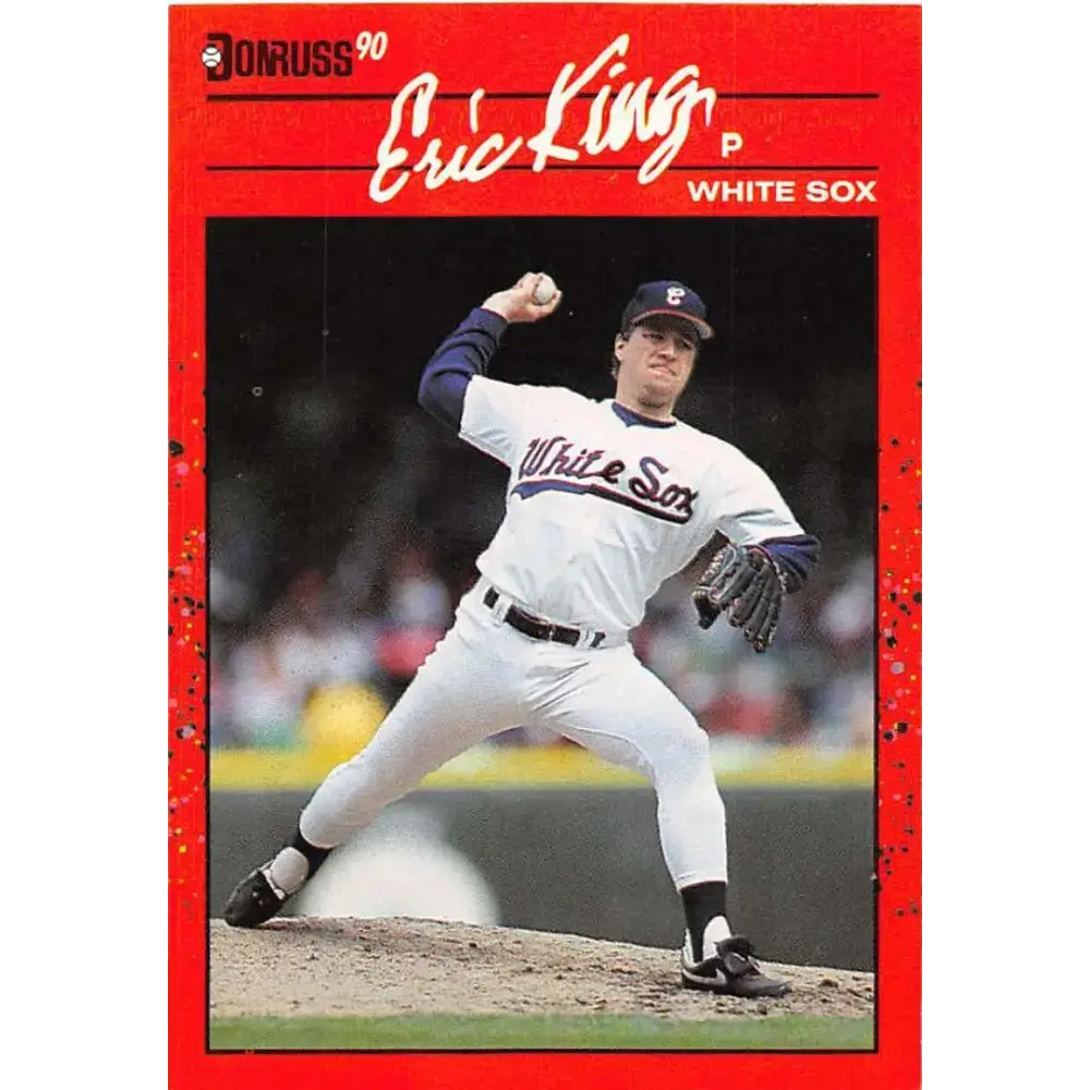 1990 Donruss #337 Eric King VG-EX Chicago White Sox Baseball Card - Baseball Card Single