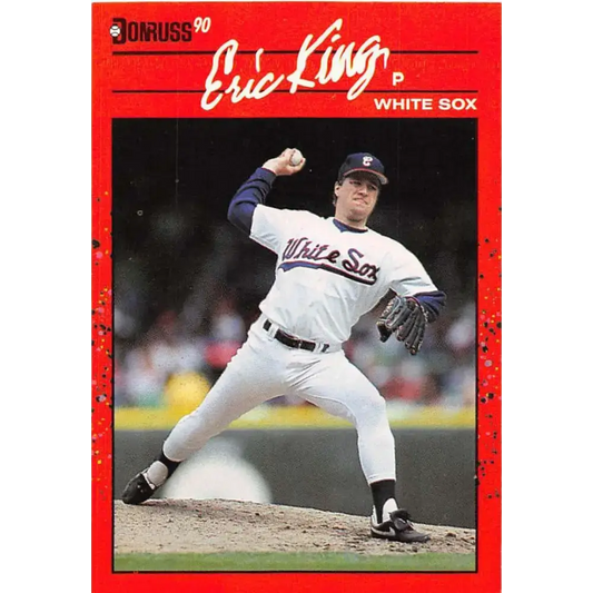 1990 Donruss #337 Eric King VG-EX Chicago White Sox Baseball Card - Baseball Card Single