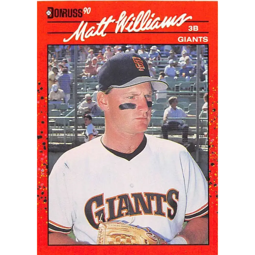 1990 Donruss #348 Matt Williams VG-EX San Francisco Giants Baseball Card - Baseball Card Single