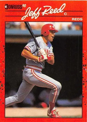 1990 Donruss #351 Jeff Reed NM Near Mint Reds - Baseball Card Single