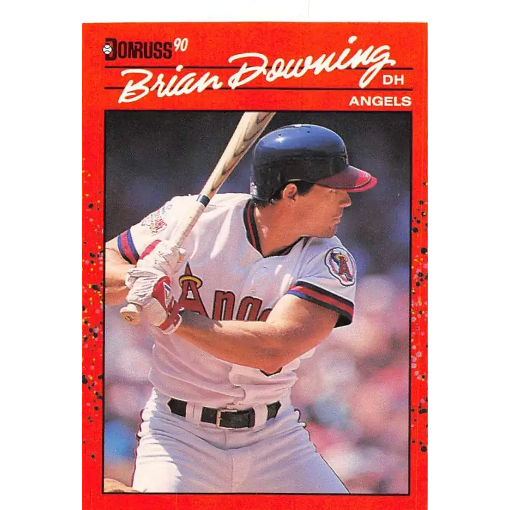 1990 Donruss #352 Brian Downing VG-EX California Angels Baseball Card - Baseball Card Single