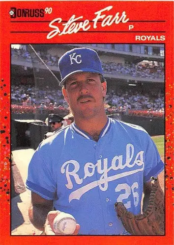 1990 Donruss #356 Steve Farr NM Near Mint Royals - Baseball Card Single