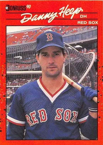1990 Donruss #358 Danny Heep NM-MT Red Sox - Baseball Card Single