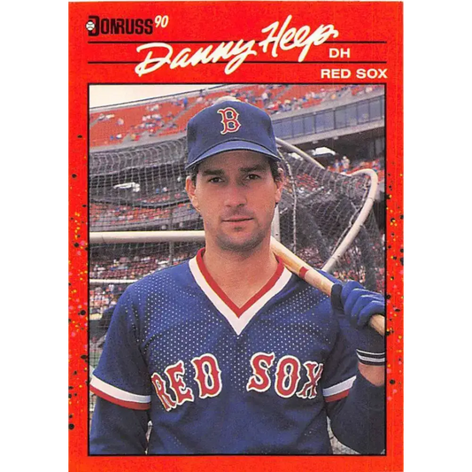 1990 Donruss #358 Danny Heep VG-EX Boston Red Sox Baseball Card - Baseball Card Single