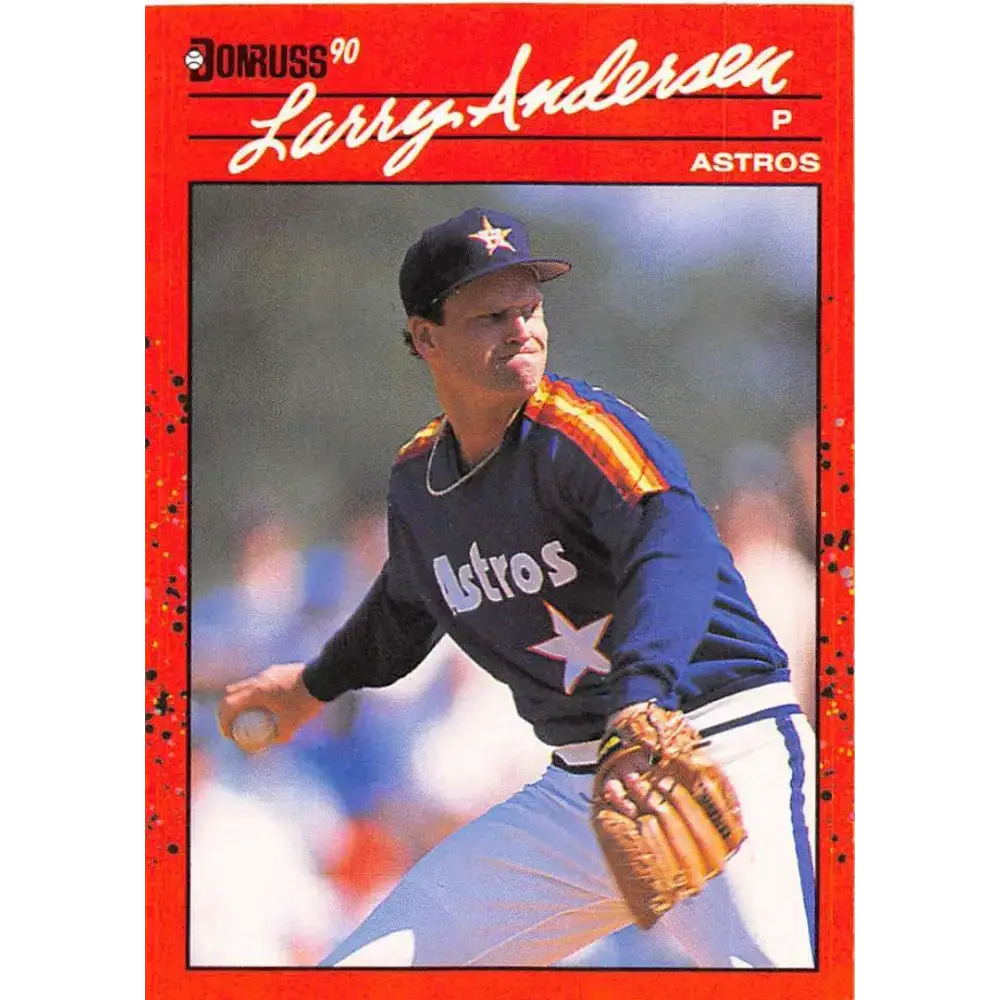 1990 Donruss #359 Larry Andersen VG-EX Houston Astros Baseball Card - Baseball Card Single