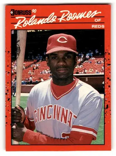 Rolando Roomes Cincinnati Reds baseball card from 1990 Donruss #360