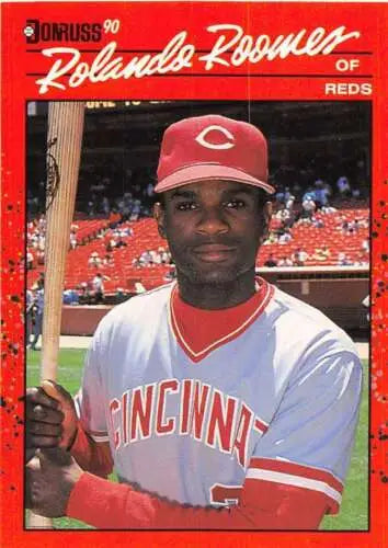 Rolando Roomes baseball card 1990 Donruss #360 NM-MT Original gloss quality cards typically sell