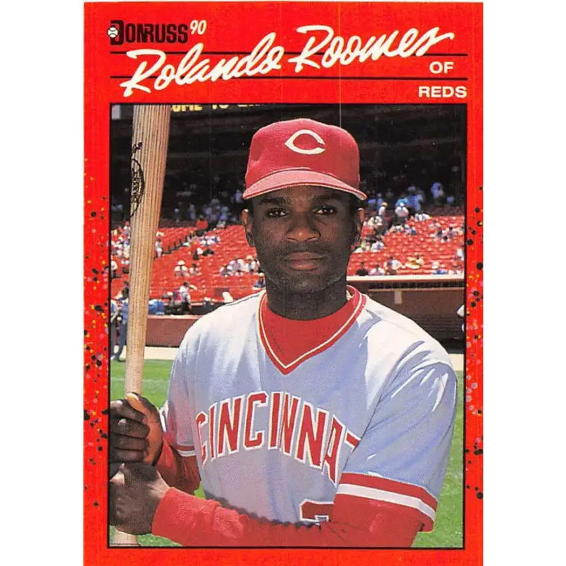 1990 Donruss #360 Rolando Roomes VG-EX Cincinnati Reds Baseball Card - Baseball Card Single