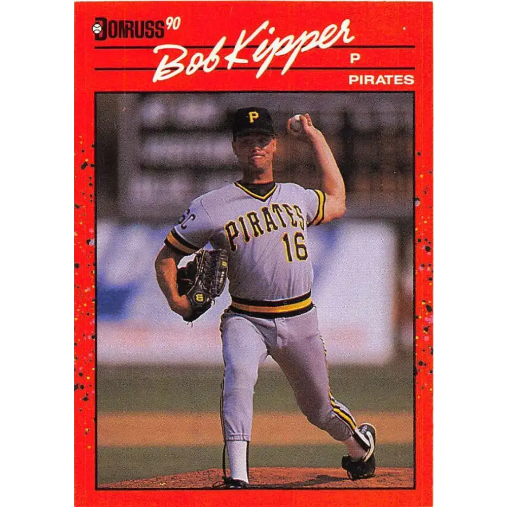 1990 Donruss #362 Bob Kipper VG-EX Pittsburgh Pirates Baseball Card - Baseball Card Single