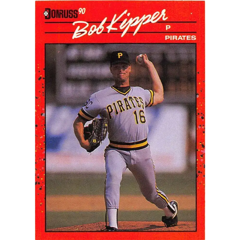 1990 Donruss #362 Bob Kipper VG-EX Pittsburgh Pirates Baseball Card - Baseball Card Single