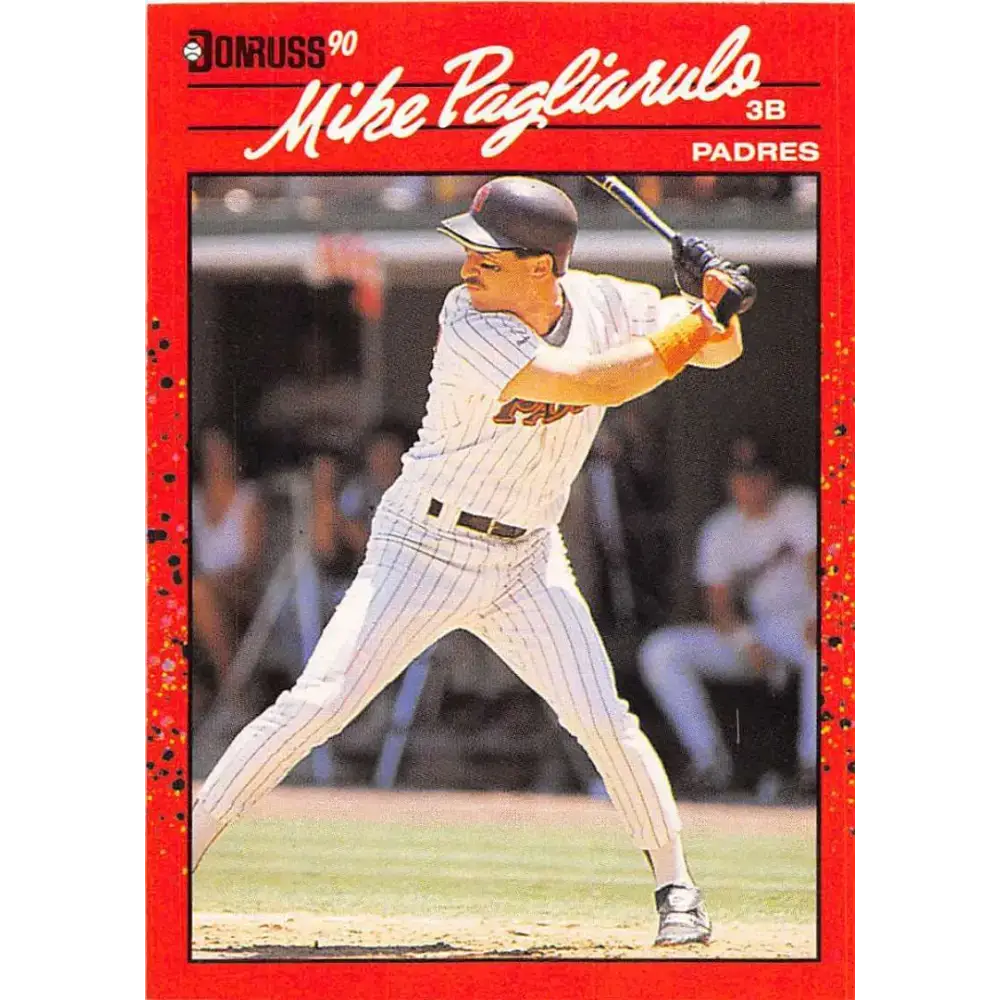 1990 Donruss #364 Mike Pagliarulo VG-EX San Diego Padres Baseball Card - Baseball Card Single