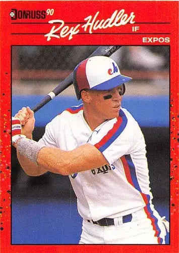 1990 Donruss #366 Rex Hudler NM-MT Expos ID:5023 - Baseball Card Single