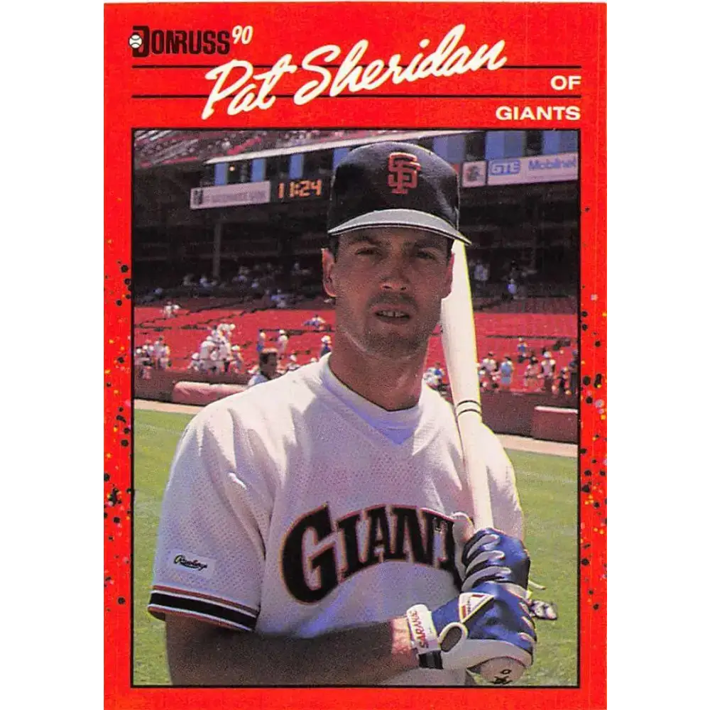 1990 Donruss #367 Pat Sheridan VG-EX San Francisco Giants Baseball Card - Baseball Card Single