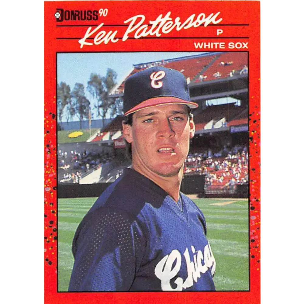 1990 Donruss #371 Ken Patterson VG-EX Chicago White Sox Baseball Card - Baseball Card Single