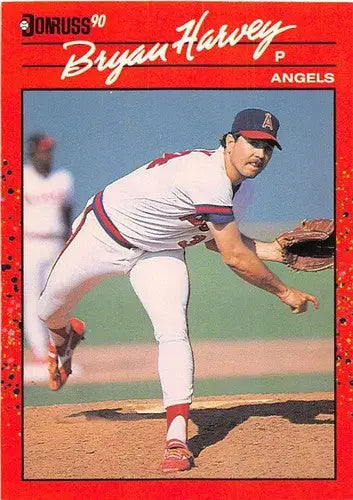 1990 Donruss #372 Bryan Harvey NM-MT Angels ID:5026 - Baseball Card Single