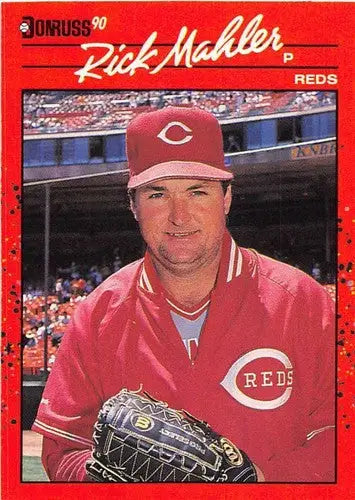 1990 Donruss #375 Rick Mahler NM-MT Reds - Baseball Card Single