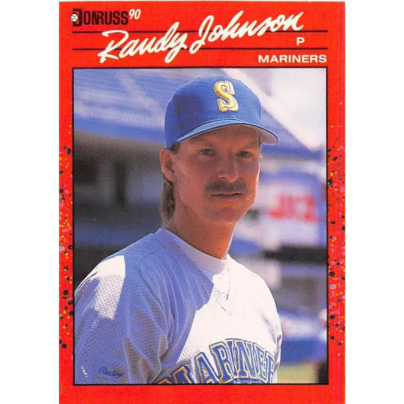 1990 Donruss #379 Randy Johnson VG-EX Seattle Mariners Baseball Card - Baseball Card Single