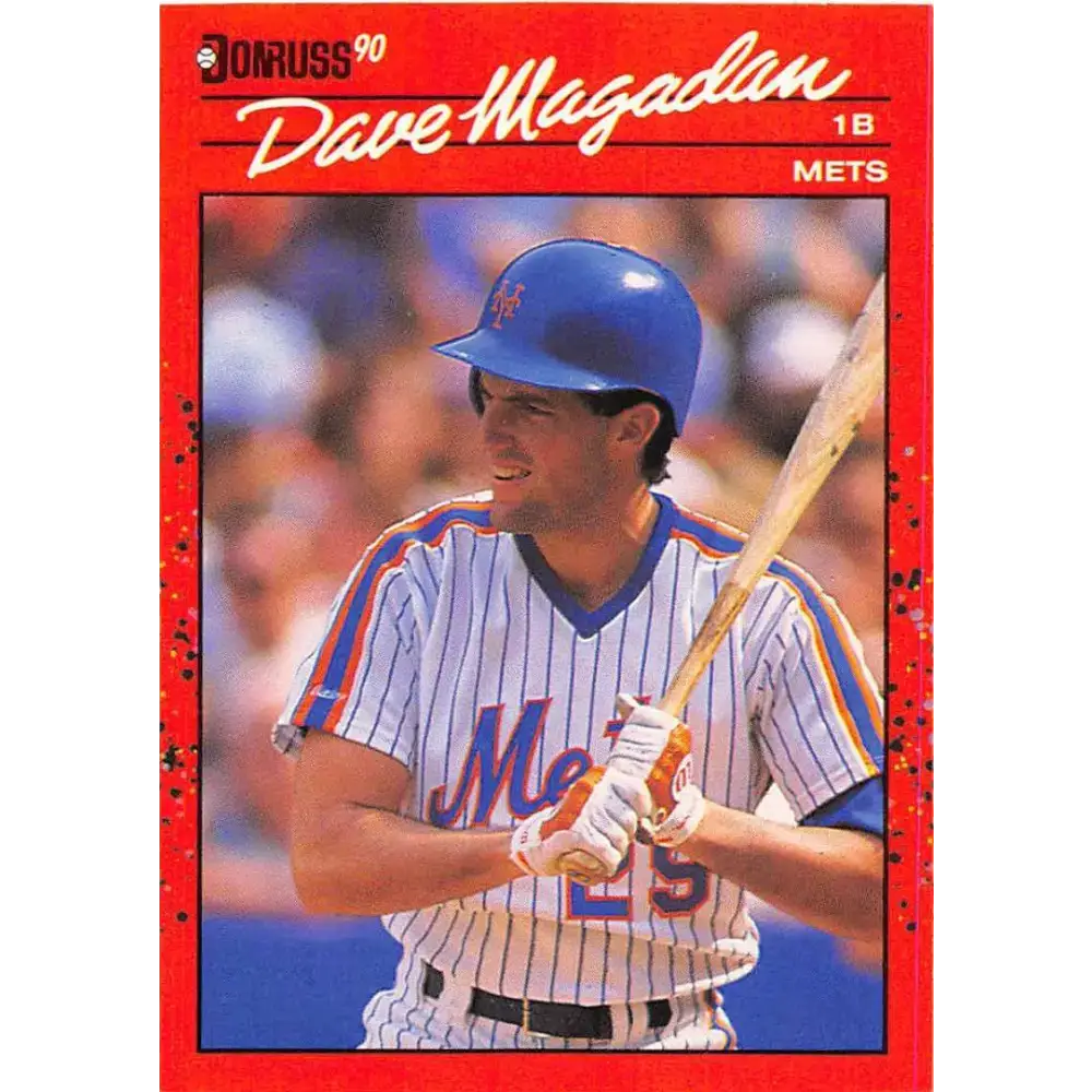 1990 Donruss #383 Dave Magadan VG-EX New York Mets Baseball Card - Baseball Card Single