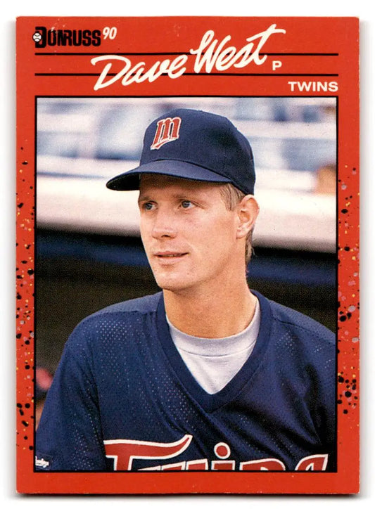 1990 Donruss #387b Dave West - Baseball Card Single