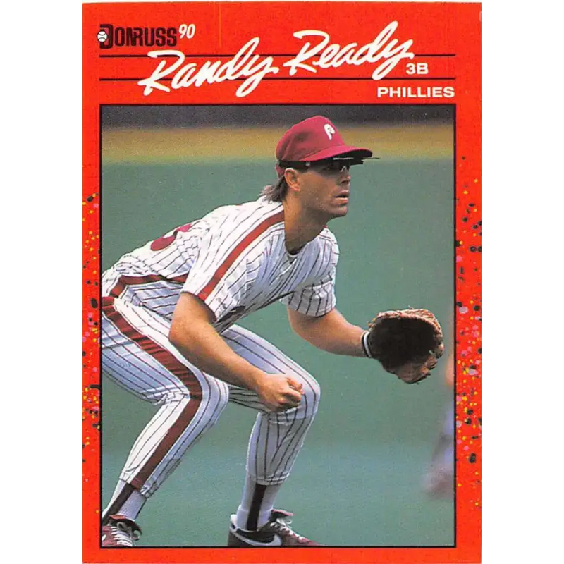 1990 Donruss #396 Randy Ready VG-EX Philadelphia Phillies Baseball Card - Baseball Card Single