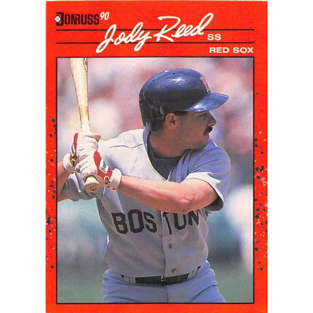 1990 Donruss #398 Jody Reed VG-EX Boston Red Sox Baseball Card - Baseball Card Single