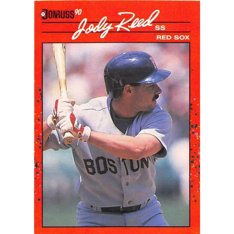 1990 Donruss #398 Jody Reed VG-EX Boston Red Sox Baseball Card - Baseball Card Single